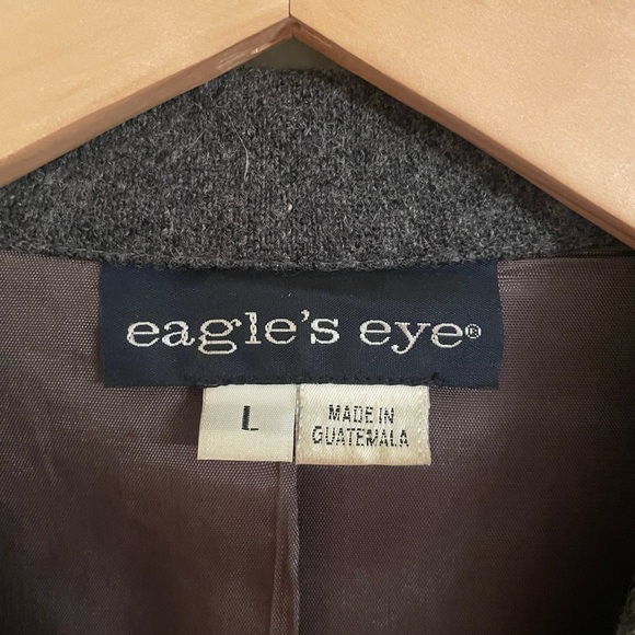 Vintage Eagle’s Eye Women’s 100% Wool Jacket Gray Size Large- EUC - Picture 8 of 10